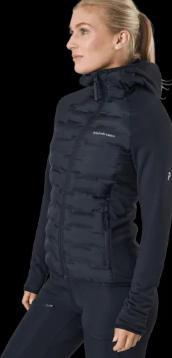 Sale Peak Performance W Argon Hybrid Hood Black Svart