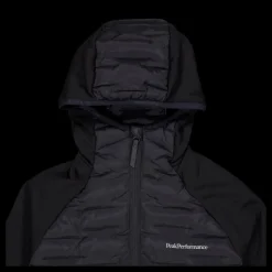Sale Peak Performance W Argon Hybrid Hood Black Svart