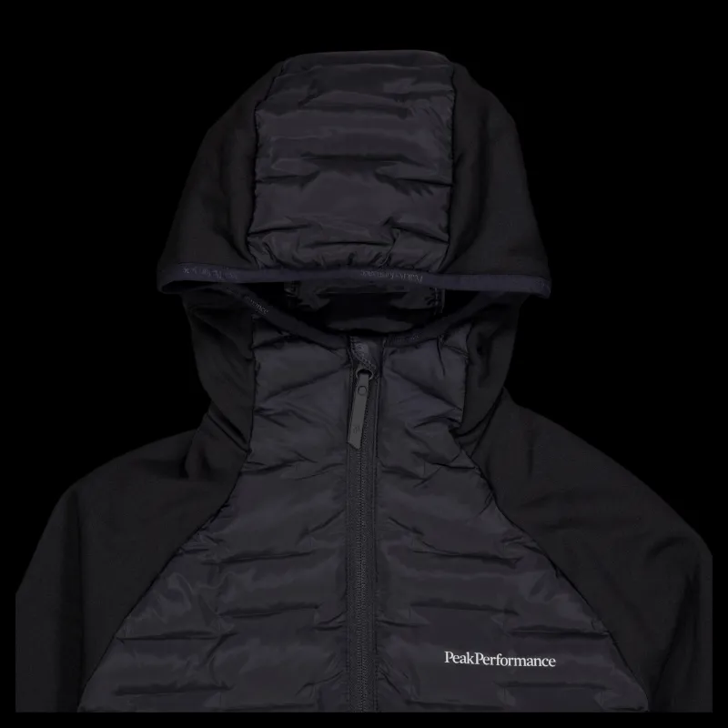 Sale Peak Performance W Argon Hybrid Hood Black Svart