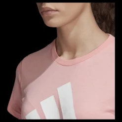Sale adidas W Badge Of Sport Cotton Tee - Regular Fit Glory Pink Rosa