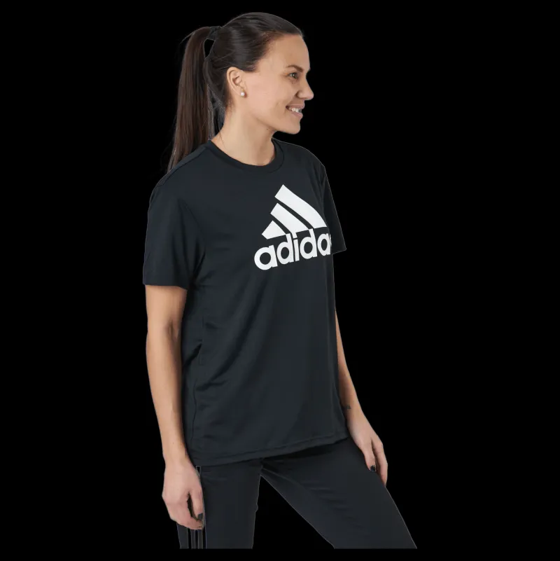 adidas W Bl Boyf T Black/white Svart Best