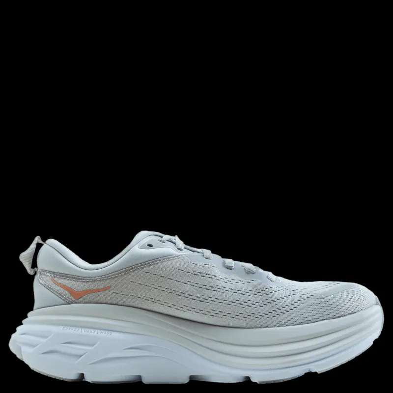 New Hoka W Bondi 8 Harbor Mist / Lunar Rock Grå