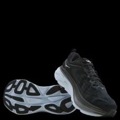 Hoka W Bondi 8 Wide Black / White Svart Best