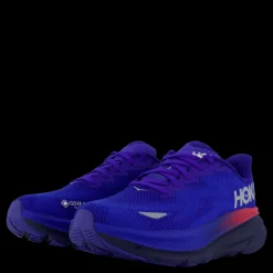 Hoka W Clifton 9 Gtx Dazzling Blue / Evening Sky Blå Outlet
