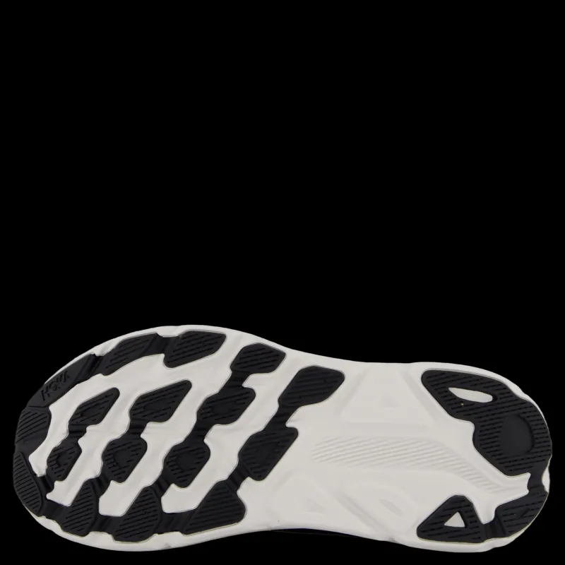 Hoka W Clifton 9 Wide Black / White Svart Sale