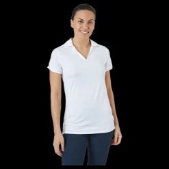 Puma Golf W Cloudspun Coast Polo Bright White Vit Outlet