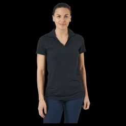 Puma Golf W Cloudspun Coast Polo Puma Black Heather Svart Clearance