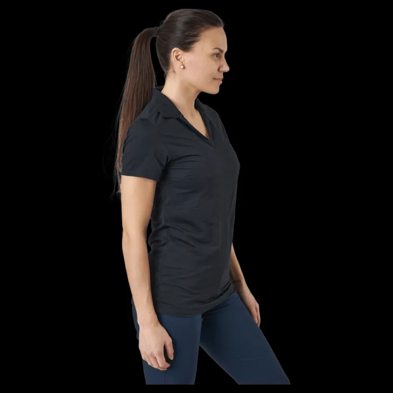 Puma Golf W Cloudspun Coast Polo Puma Black Heather Svart Clearance