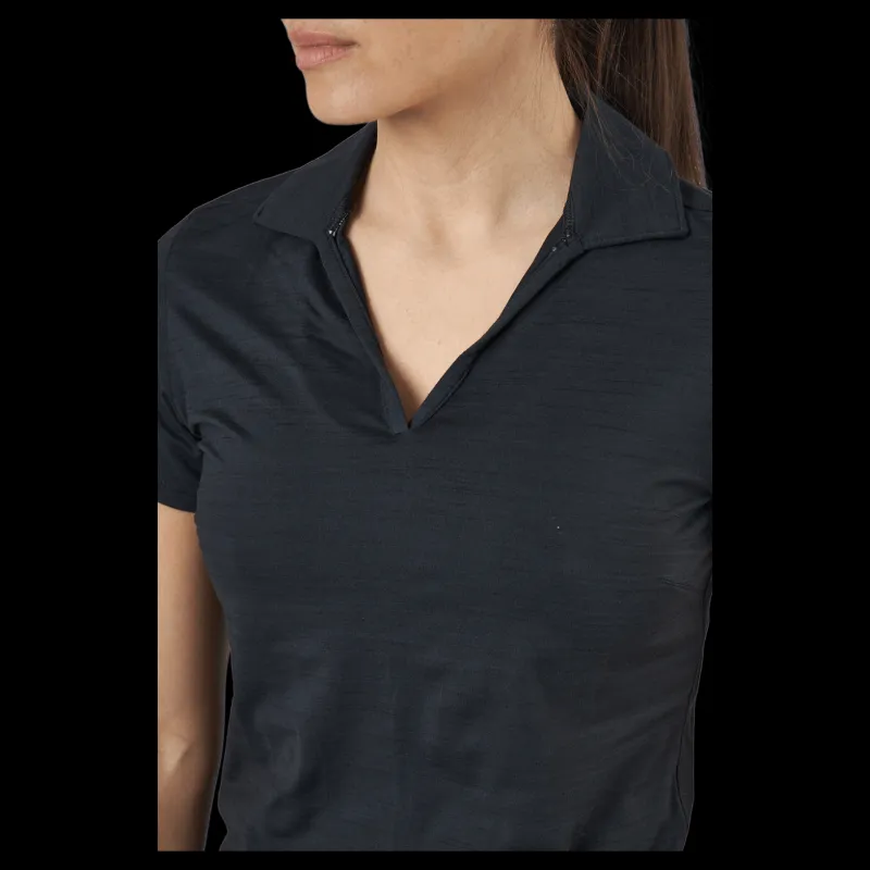 Puma Golf W Cloudspun Coast Polo Puma Black Heather Svart Clearance