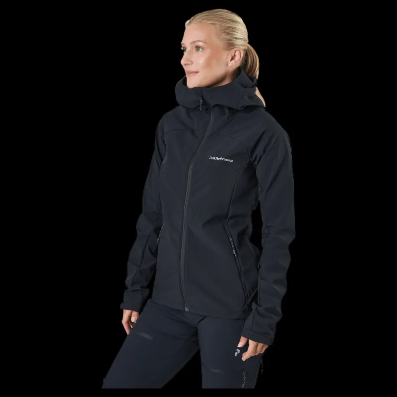 Discount Peak Performance W Explore Hood Jacket Black