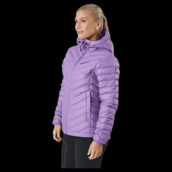 New Peak Performance W Frost Down Hood Jacket Action c Lila
