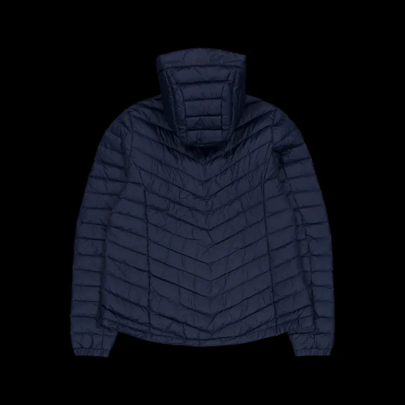 Peak Performance W Frost Down Hood Jacket Blue Shadow Online