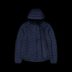 Peak Performance W Frost Down Hood Jacket Blue Shadow Online