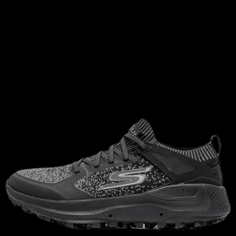 Skechers W Go Run Max Trail 5 Ultra Black/Grey Svart och Grå Hot