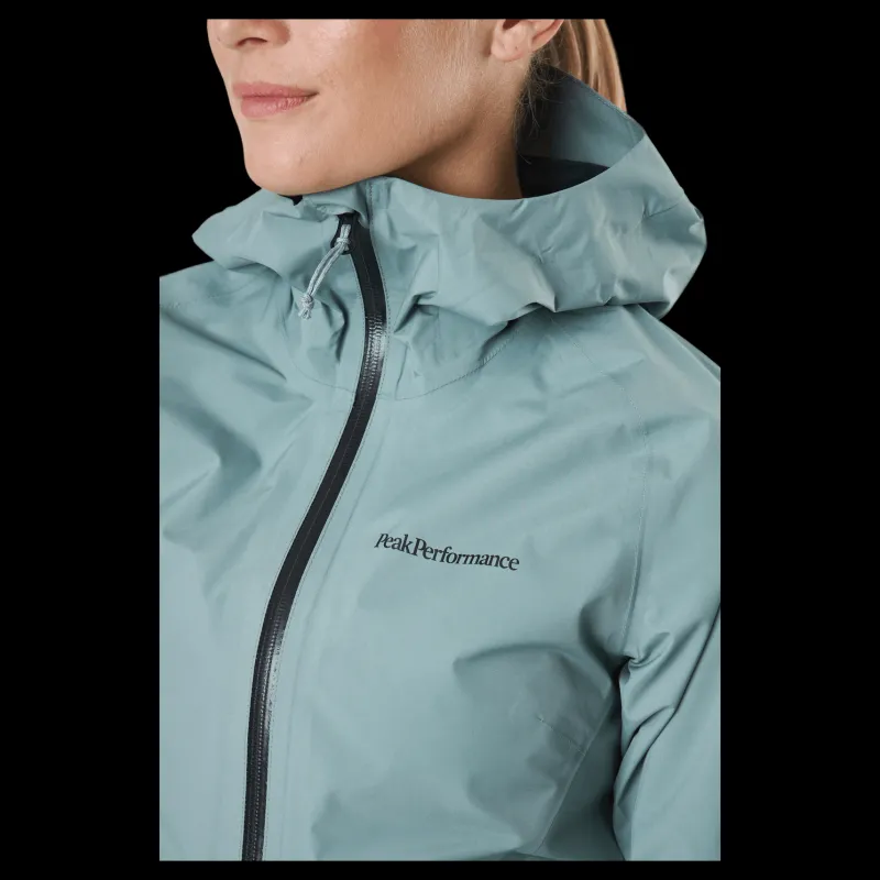 Peak Performance W Gore-tex Pac Jacket Ashen Green Clearance