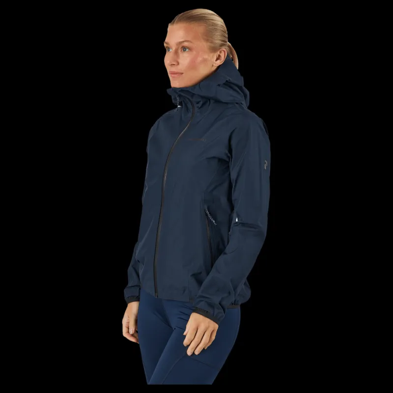 Sale Peak Performance W Gore-tex Pac Jacket Blue Shadow