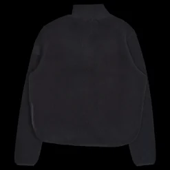 Svea W. Half Zip Pile Black Svart Clearance