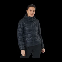 Sale Peak Performance W Helium Down Hood Jacket Black Svart