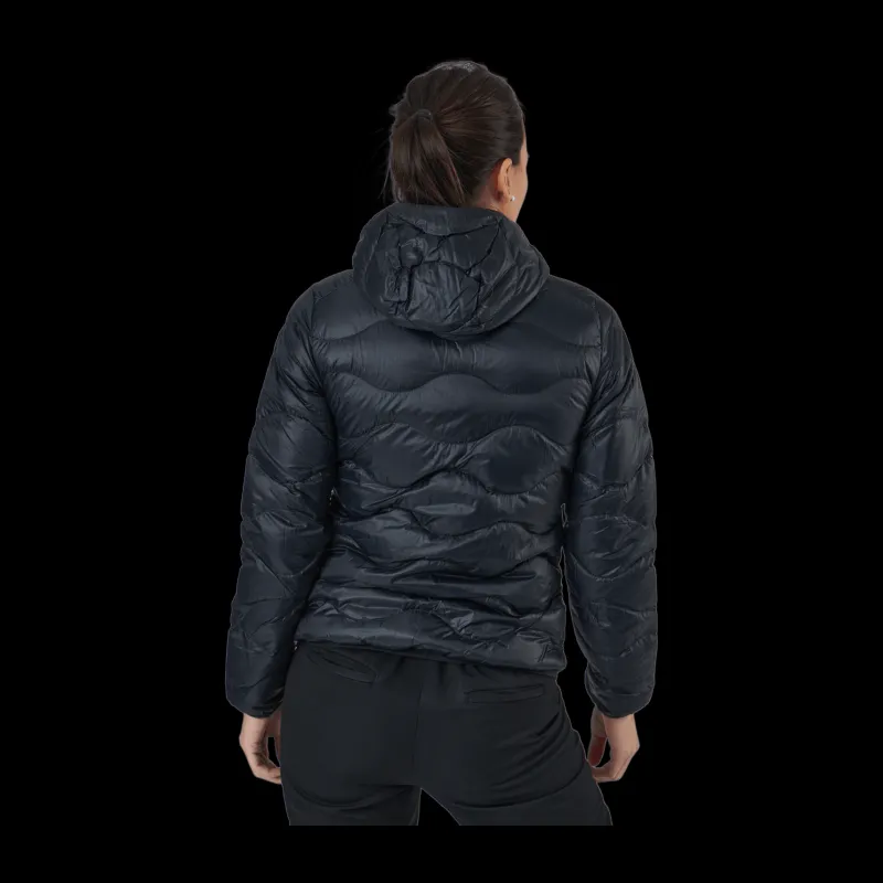 Sale Peak Performance W Helium Down Hood Jacket Black Svart