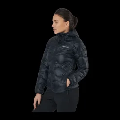 Sale Peak Performance W Helium Down Hood Jacket Black Svart