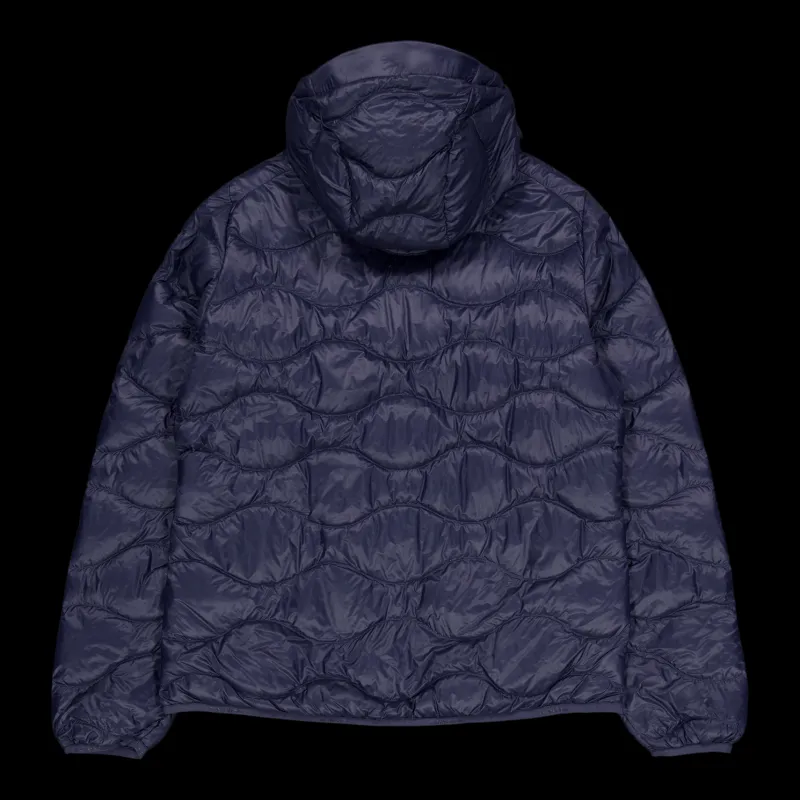 Discount Peak Performance W Helium Down Hood Jacket Blue Shadow Blå