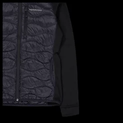 Outlet Peak Performance W Helium Down Hybrid Hood Black Svart