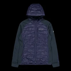 Peak Performance W Helium Down Hybrid Hood Blue Shadow