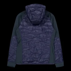 Peak Performance W Helium Down Hybrid Hood Blue Shadow