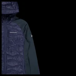 Peak Performance W Helium Down Hybrid Hood Blue Shadow