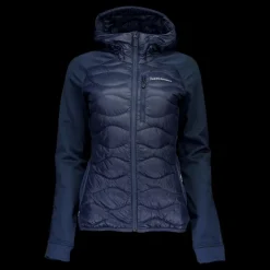 New Peak Performance W Helium Down Hybrid Hood Blue Shadow Blå