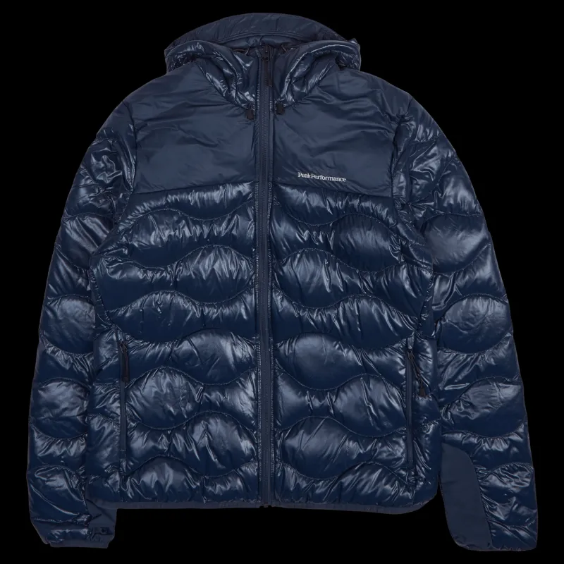 Peak Performance W Helium Glacier Hood Jacket blue Outlet