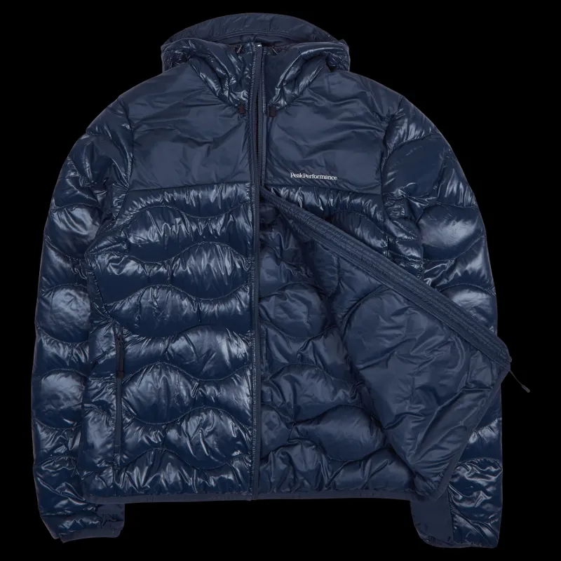 Peak Performance W Helium Glacier Hood Jacket blue Outlet