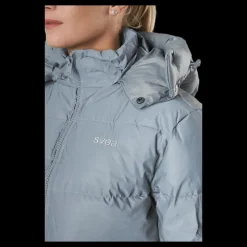 Svea W. Hooded Reflective Puffer Ja Silver Discount