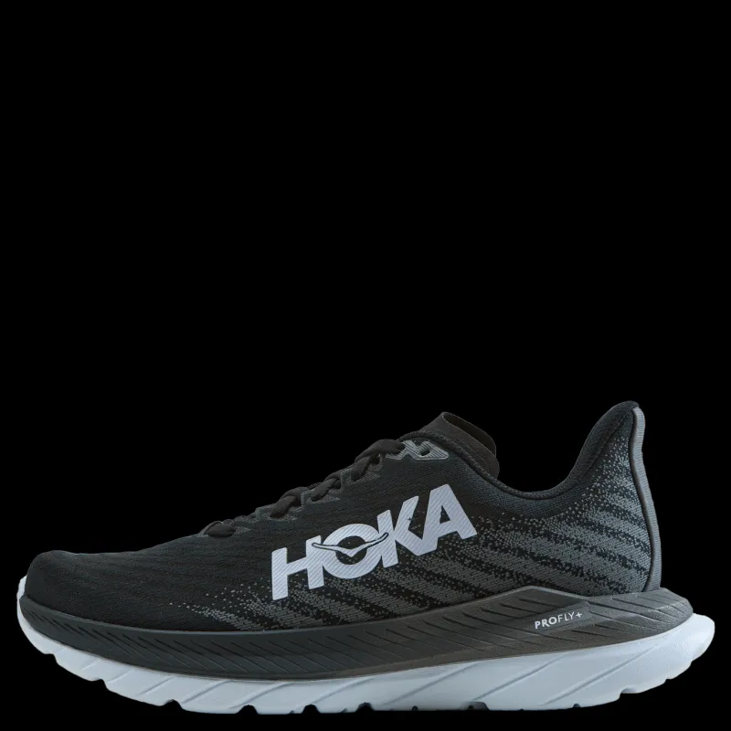 Sale Hoka W Mach 5 Black / Castlerock Svart