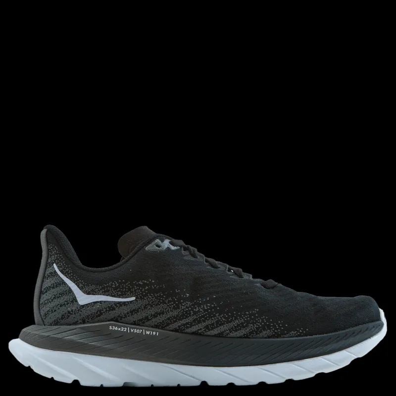 Sale Hoka W Mach 5 Black / Castlerock Svart