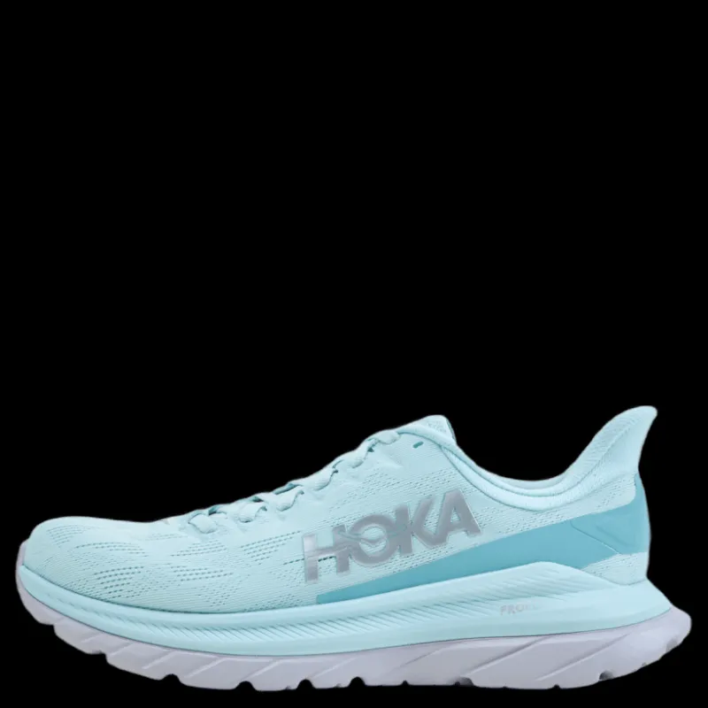 Sale Hoka W Mach 4 Blue Glass / Coastal Shade Blå