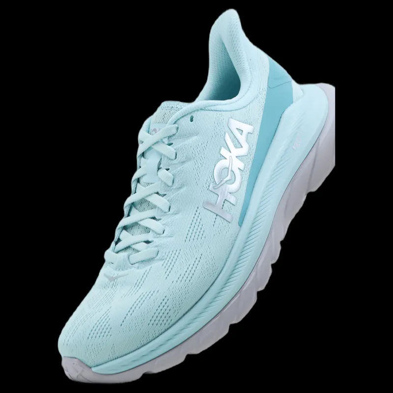 Sale Hoka W Mach 4 Blue Glass / Coastal Shade Blå