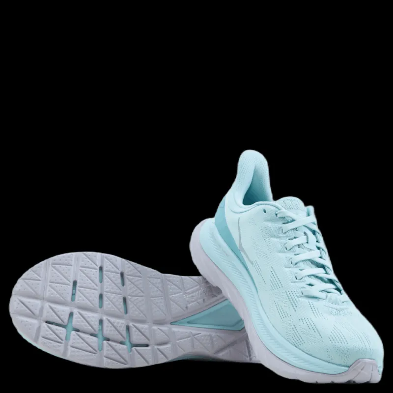 Sale Hoka W Mach 4 Blue Glass / Coastal Shade Blå