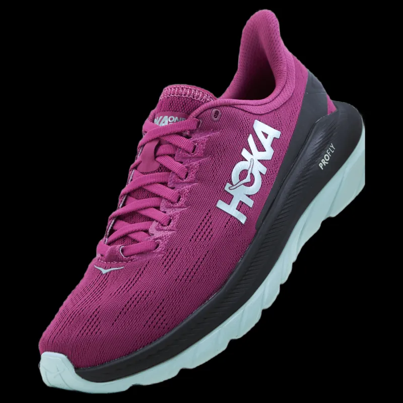 Hoka W Mach 4 Festival Fuchsia / Black Lila