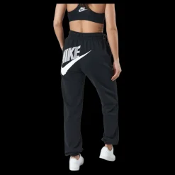 New Nike W Nsw Ft Flc Os Pant Dnc Black Svart