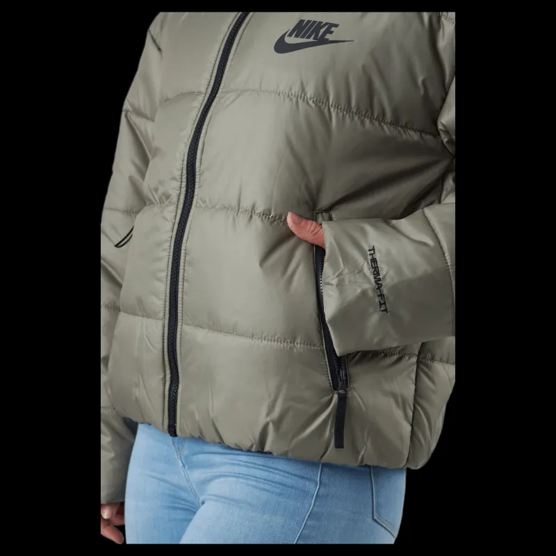 Hot Nike W Nsw Syn Tf Rpl Hd Jkt Matte Olive/matte Olive/black
