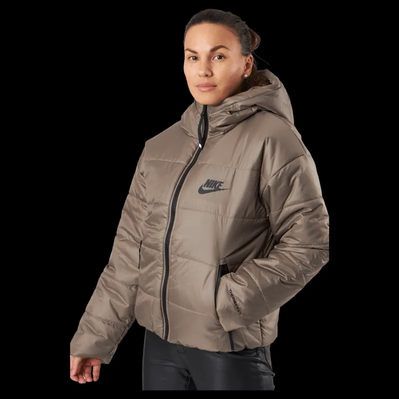 Outlet Nike W Nsw Syn Tf Rpl Hd Jkt Olive Grey/black/black