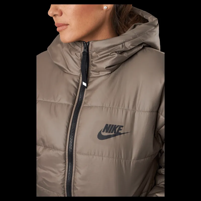Outlet Nike W Nsw Syn Tf Rpl Hd Jkt Olive Grey/black/black
