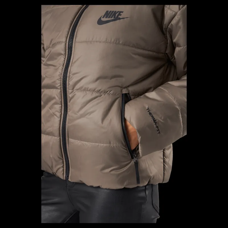 Outlet Nike W Nsw Syn Tf Rpl Hd Jkt Olive Grey/black/black