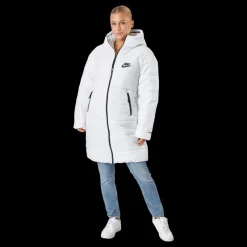 Clearance Nike W Nsw Syn Tf Rpl Hd Parka Summit White/summit White/blac