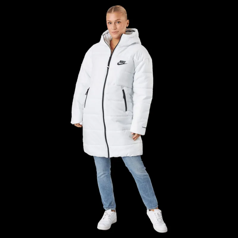 Clearance Nike W Nsw Syn Tf Rpl Hd Parka Summit White/summit White/blac