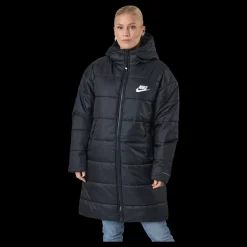 Nike W Nsw Syn Tf Rpl Hd Parka Black/black/white Best