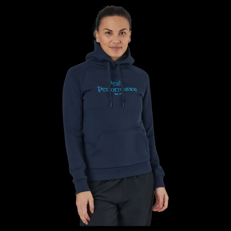 Peak Performance W Original Hood Blue Shadow Blå Hot