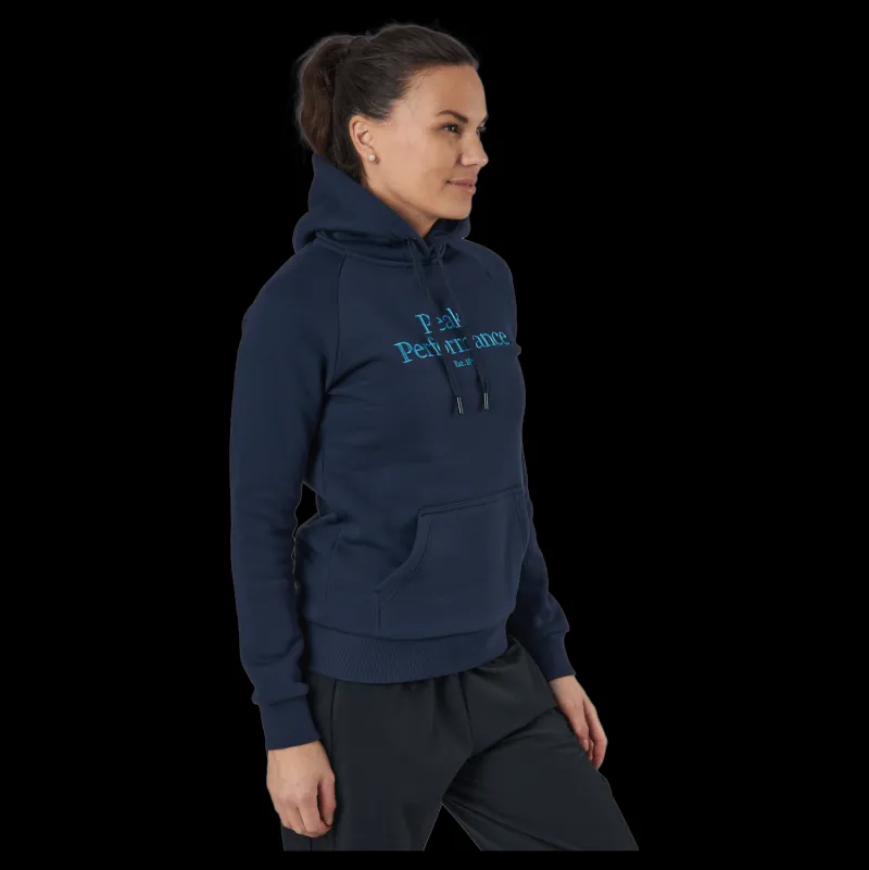 Peak Performance W Original Hood Blue Shadow Blå Hot