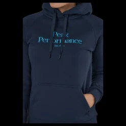 Peak Performance W Original Hood Blue Shadow Blå Hot